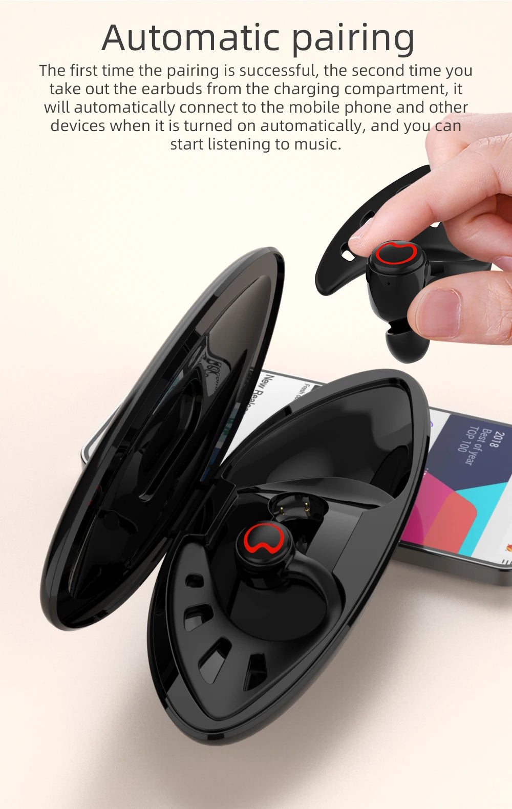 2024 The latest original couple model TWS wireless headphones, high quality wireless headphones, Quadratic earphone, phone headp