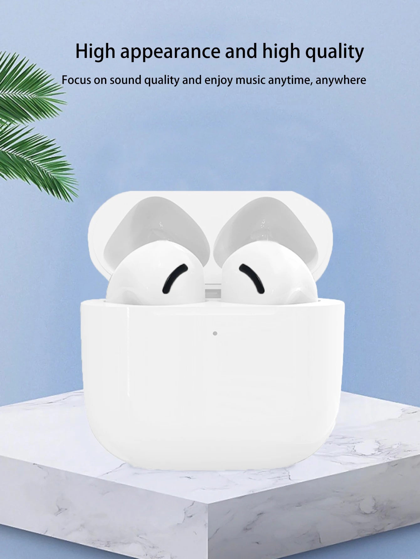In-ear stereo wireless headphones, long battery life, two-ear touch noise reduction e-sports wireless headphones, compatible wit