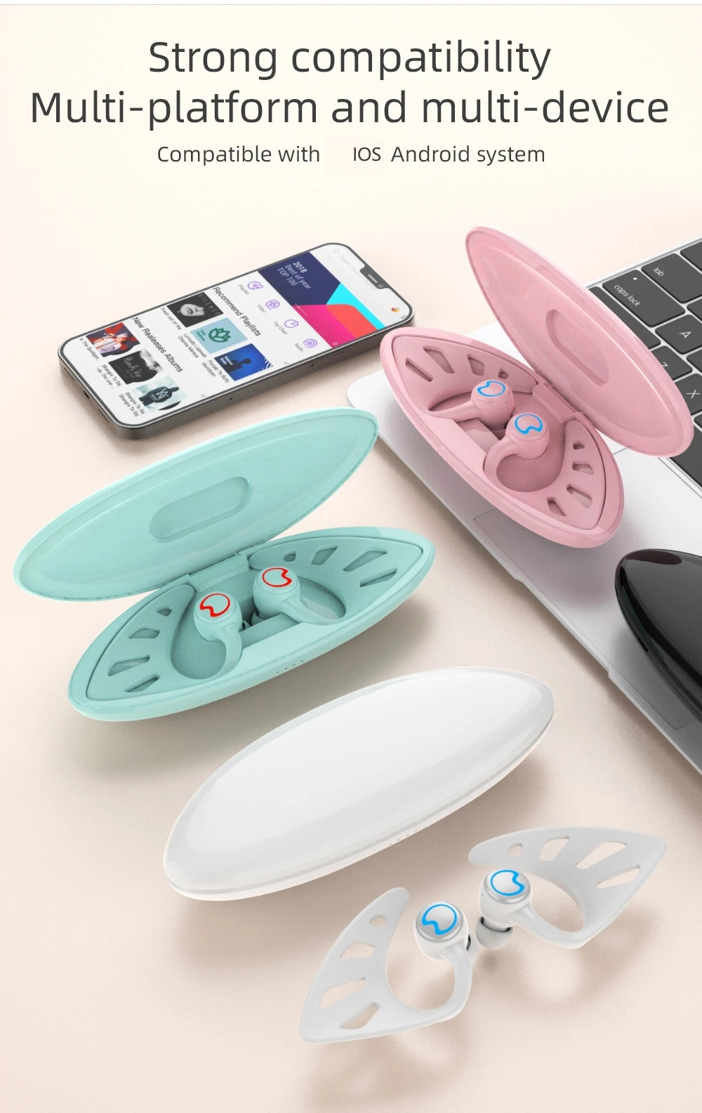 2024 The latest original couple model TWS wireless headphones, high quality wireless headphones, Quadratic earphone, phone headp